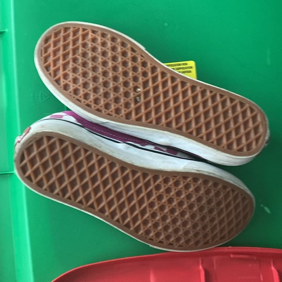 Dark purple, pink checkered, vans, preowned cute - Picture 12 of 12